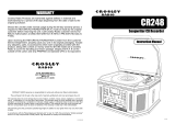 Crosley Radio CR248 User manual