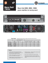 Crown Audio 5000I User manual