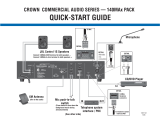 Crown Audio 140MAx User manual