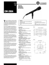Crown Audio CM-200A User manual
