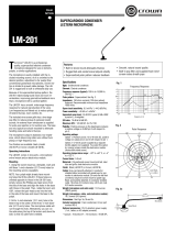 Crown Audio LM-201 User manual