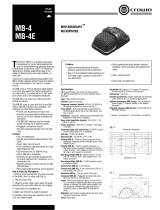 Crown Audio MB-4E User manual