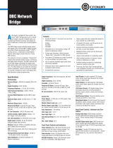 Crown Audio Network Bridge User manual