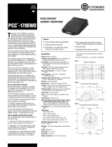 Crown Audio PCC-170SWO User manual