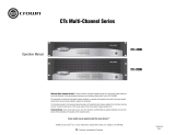 Crown CTs 8200 User manual