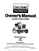 Cub Cadet 1730 User manual