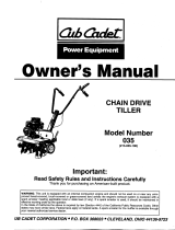 Cub Cadet 35 User manual
