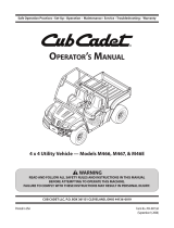 Cub Cadet M466 User manual