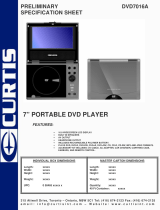 Curtis DVD7016A User manual