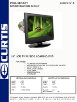 Curtis LCDVD191A User manual