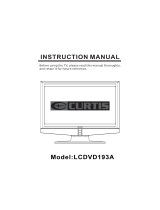 Curtis LCDVD193A User manual