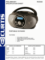 Curtis RCD302 User manual