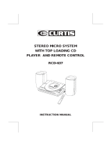 Curtis RCD-637 User manual