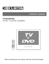 Curtis TVD2000A User manual