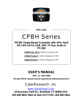 CyberResearch CPBH User manual