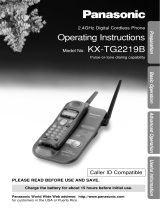 Panasonic KX-TG2219B User manual