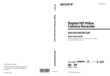 Sony HXR-MC50E User manual
