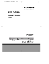 Daewoo DV-500 User manual
