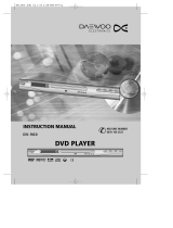 Daewoo DV-900 User manual