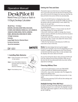 Datexx DF-551 User manual