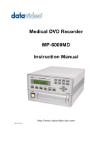DataVideo MP6000MD User manual