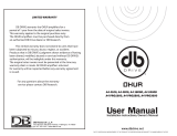 DB Drive AR 1800D User manual