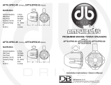 DB Drive APT6.0PRO-B (Black) 8.5 9 9.75 9.5 APT8.0PRO-W (White) User manual
