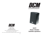 Dcm 21A7402 User manual