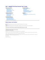 Dell 3008WFP User manual