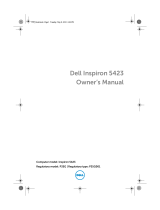 Dell 5423 User manual