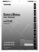Toshiba 20AF45 User manual