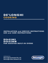 DeLonghi DE605MS User manual