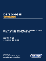 DeLonghi DEF905E User manual