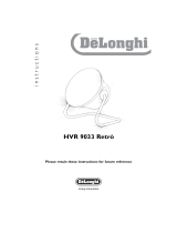 DeLonghi HVR 9033 Retr User manual