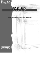 DeLonghi PAC60 User manual