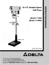 Delta 17-990X User manual
