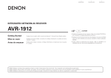 Denon AVR-1912 User manual