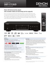 Denon DBT-1713UD User manual