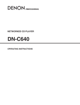 Denon DN-C640 User manual