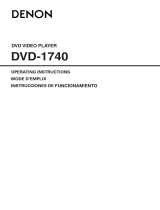 Denon DVD-1740 User manual