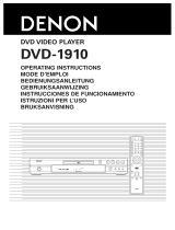 Denon DVD-1910 User manual