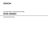 Denon DVD-2930CI Operating instructions