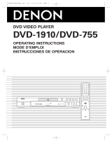 Denon DVD-755 User manual