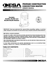 Desa 000 Btu/hr Models User manual