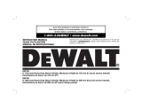 DeWalt DW758 3/4 HP Cast Iron Industrial  User manual