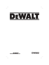 DeWalt DW882 User manual