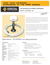 Digital Antenna 233-XM-50 User manual