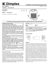 Dimplex DCU18LCD User manual