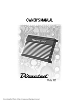 Directed Electronics 350 User manual