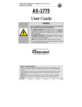 Directed Electronics AS-1775 User manual